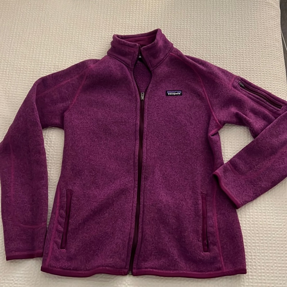 Womens Patagonia Purple-Pink Better Sweater Jacket